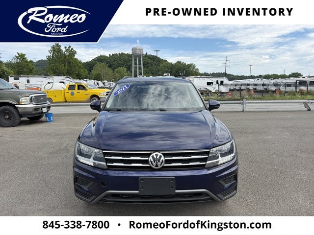 Used 2021 Volkswagen Tiguan SE with VIN 3VV2B7AX8MM129213 for sale in Eddyville, NY