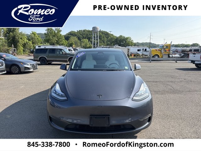 Used 2022 Tesla Model Y Long Range with VIN 7SAYGDEE3NF328129 for sale in Eddyville, NY