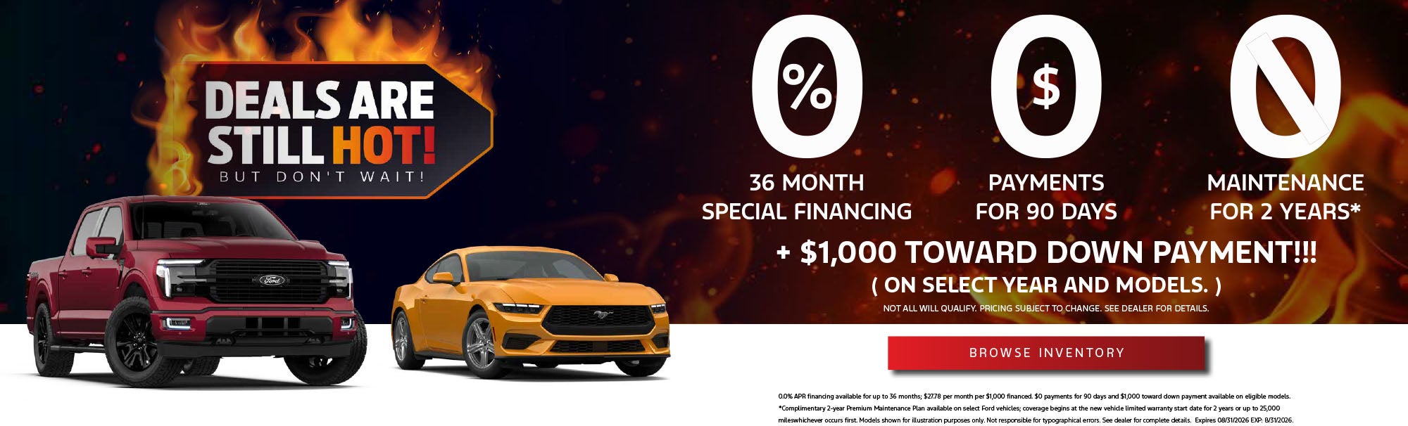 Deals are still hot