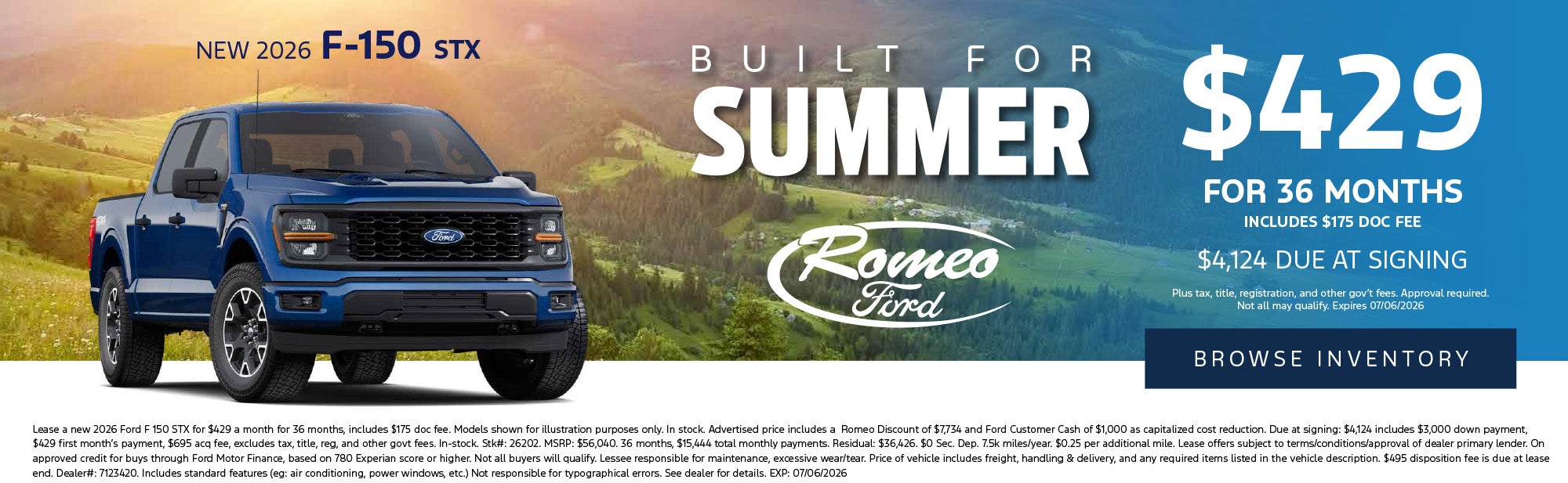 June F-150 Offer